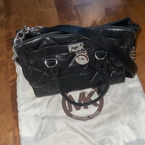 Black leather Michael Kors Bag